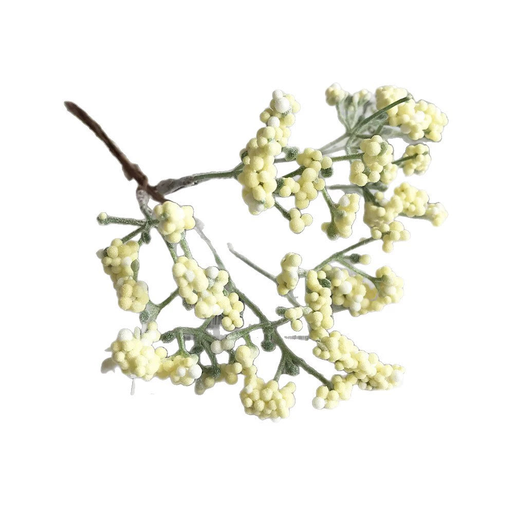 Bouquet de Gypsophile Artificiel 16 cm, Brin de Fleurs au Toucher Réel, Décoration Mariage Champêtre, DIY Maison, Style Rétro Français