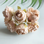 Tête de Rose Artificielle 7cm, Fleur Éternelle au Toucher Naturel, Style Rétro Français, pour DIY, Mariage, Décoration Champêtre