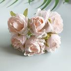 Tête de Rose Artificielle 7cm, Fleur Éternelle au Toucher Naturel, Style Rétro Français, pour DIY, Mariage, Décoration Champêtre
