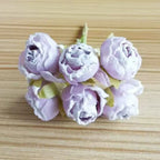 Tête de Rose Artificielle 7cm, Fleur Éternelle au Toucher Naturel, Style Rétro Français, pour DIY, Mariage, Décoration Champêtre