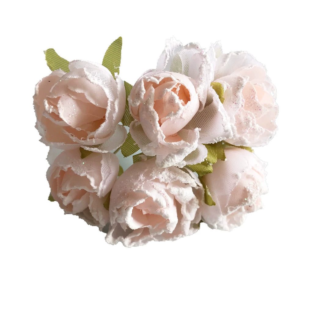 Tête de Rose Artificielle 7cm, Fleur Éternelle au Toucher Naturel, Style Rétro Français, pour DIY, Mariage, Décoration Champêtre