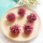 Têtes de Fleurs Sauvages Artificielles, Lot pour Bricolage DIY, 4 cm, Aspect Naturel et Charme Champêtre, pour Décoration, Mariage, Boutonnière