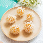 Têtes de Fleurs Sauvages Artificielles, Lot pour Bricolage DIY, 4 cm, Aspect Naturel et Charme Champêtre, pour Décoration, Mariage, Boutonnière