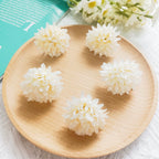 Têtes de Fleurs Sauvages Artificielles, Lot pour Bricolage DIY, 4 cm, Aspect Naturel et Charme Champêtre, pour Décoration, Mariage, Boutonnière
