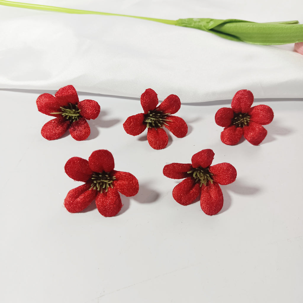 Têtes de Fleurs Sauvages Artificielles, Lot de 10, 4cm, Aspect Naturel, pour DIY, Couronne, Décoration Mariage Bohème, Maison Style Champêtre