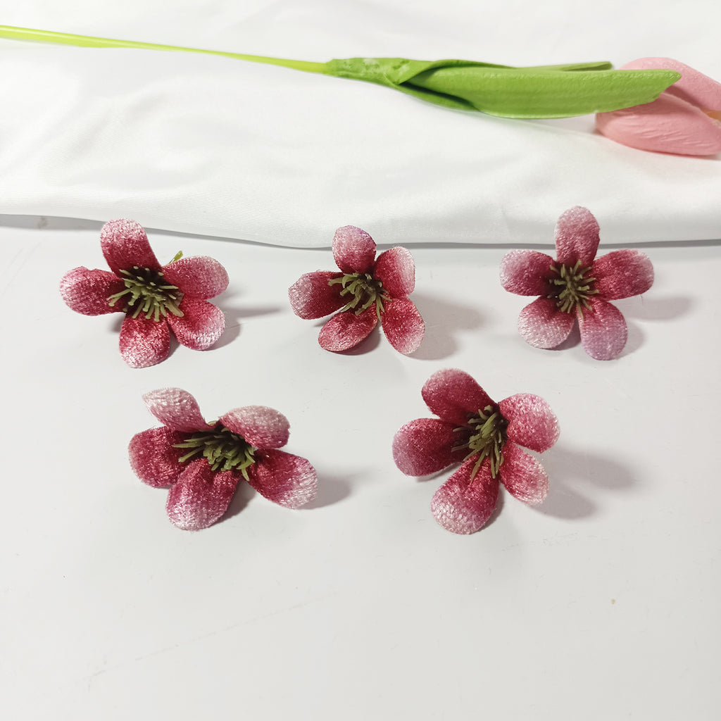 Têtes de Fleurs Sauvages Artificielles, Lot de 10, 4cm, Aspect Naturel, pour DIY, Couronne, Décoration Mariage Bohème, Maison Style Champêtre