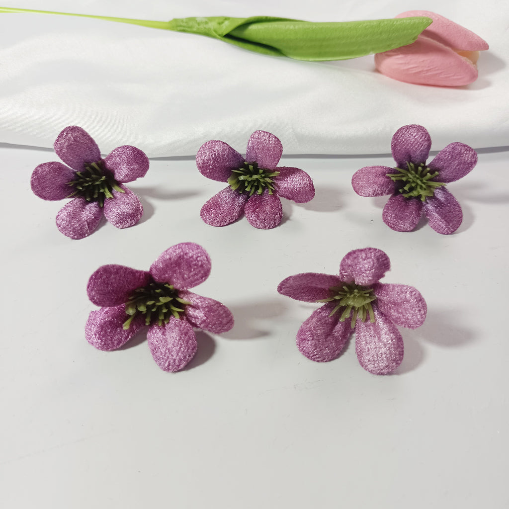 Têtes de Fleurs Sauvages Artificielles, Lot de 10, 4cm, Aspect Naturel, pour DIY, Couronne, Décoration Mariage Bohème, Maison Style Champêtre
