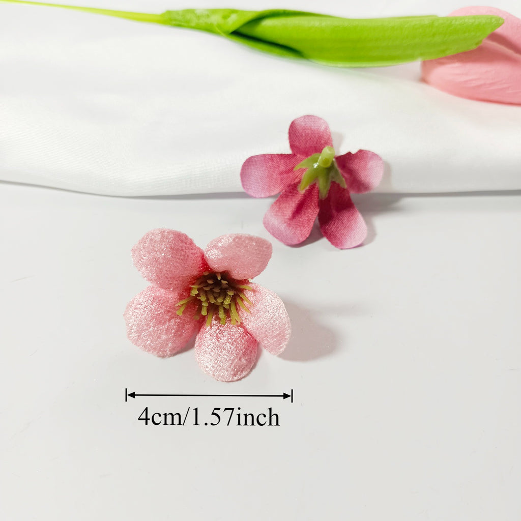 Têtes de Fleurs Sauvages Artificielles, Lot de 10, 4cm, Aspect Naturel, pour DIY, Couronne, Décoration Mariage Bohème, Maison Style Champêtre