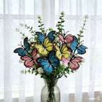 Orchidées Artificielles Phalaenopsis, Lot de 10 Tiges 30cm, Toucher Réel, pour Vase, Déco Maison, Mariage Champêtre, Élégance Française