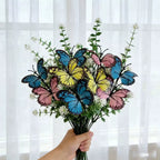 Orchidées Artificielles Phalaenopsis, Lot de 10 Tiges 30cm, Toucher Réel, pour Vase, Déco Maison, Mariage Champêtre, Élégance Française