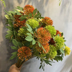 Fleurs d'Ail Artificielles (Allium), Tige Haute 67cm avec 3 Têtes, Décoration Champêtre Chic pour Vase, Maison, Mariage, Ambiance Sud de la France