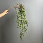 2 pièces, Plantes Suspendues en Fausses Fougères Antler, 120 cm, Décor Mural Élegant, Idéal pour Mariages, Terrasses, Cafés
