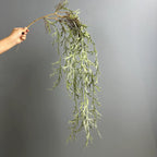 2 pièces, Plantes Suspendues en Fausses Fougères Antler, 120 cm, Décor Mural Élegant, Idéal pour Mariages, Terrasses, Cafés