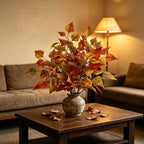 Branche d'Érable Artificielle 56 cm, Feuillage d'Automne Poétique, Idéal Vase, Décoration Maison, Mariage Bohème, Toussaint