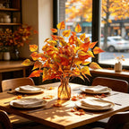 Branche d'Érable Artificielle 56 cm, Feuillage d'Automne Poétique, Idéal Vase, Décoration Maison, Mariage Bohème, Toussaint