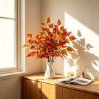 Branche d'Érable Artificielle 56 cm, Feuillage d'Automne Poétique, Idéal Vase, Décoration Maison, Mariage Bohème, Toussaint