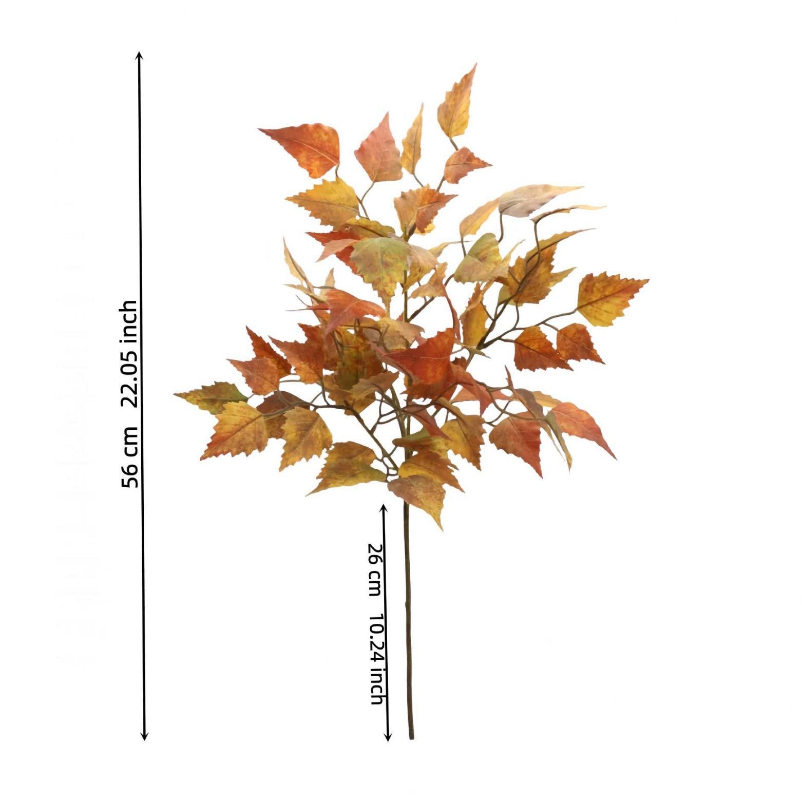 Branche d'Érable Artificielle 56 cm, Feuillage d'Automne Poétique, Idéal Vase, Décoration Maison, Mariage Bohème, Toussaint