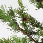 Branche de Pin Artificielle avec Cônes, 93 cm, Décoration Élégante pour Mariage, Maison, Terrasse, Style Provençal