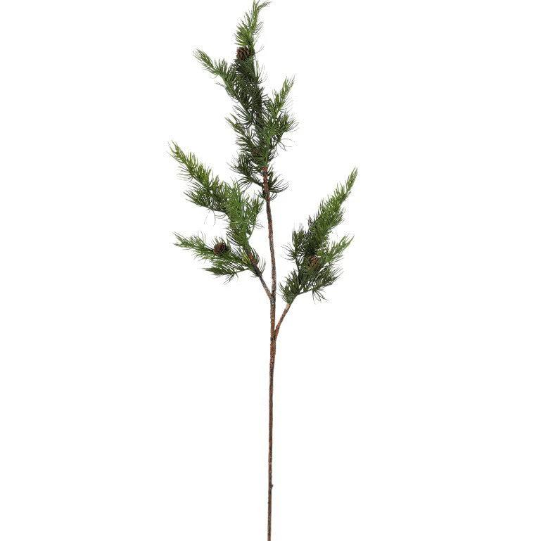 Branche de Pin Artificielle avec Cônes, 93 cm, Décoration Élégante pour Mariage, Maison, Terrasse, Style Provençal