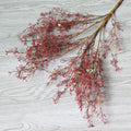 Plante Artificielle Étoile d'Hiver, Branche de Pin Brumeux 90cm, Décoration Naturelle pour Mariage, Maison, Boutique, Cimetière, 5 Couleurs Disponibles