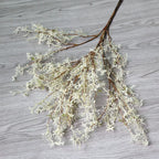 Plante Artificielle Étoile d'Hiver, Branche de Pin Brumeux 90cm, Décoration Naturelle pour Mariage, Maison, Boutique, Cimetière, 5 Couleurs Disponibles