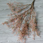 Plante Artificielle Étoile d'Hiver, Branche de Pin Brumeux 90cm, Décoration Naturelle pour Mariage, Maison, Boutique, Cimetière, 5 Couleurs Disponibles