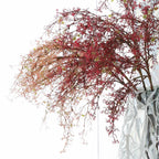 Plante Artificielle Étoile d'Hiver, Branche de Pin Brumeux 90cm, Décoration Naturelle pour Mariage, Maison, Boutique, Cimetière, 5 Couleurs Disponibles