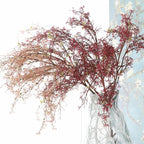 Plante Artificielle Étoile d'Hiver, Branche de Pin Brumeux 90cm, Décoration Naturelle pour Mariage, Maison, Boutique, Cimetière, 5 Couleurs Disponibles