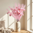 Fleurs artificielles Orchidée Phalaenopsis en soie, 72 cm, décor élégant pour vases, maison, mariage, café, style rétro français