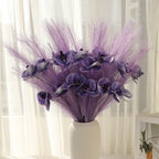 Fleurs artificielles Orchidée Phalaenopsis en soie, 72 cm, décor élégant pour vases, maison, mariage, café, style rétro français