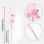 Fleurs artificielles Orchidée Phalaenopsis en soie, 72 cm, décor élégant pour vases, maison, mariage, café, style rétro français