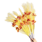 Fleurs artificielles Orchidée Phalaenopsis en soie, 72 cm, décor élégant pour vases, maison, mariage, café, style rétro français