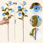 Rose artificielle en soie, 60 cm, décor intérieur, mariage, cadeau, ambiance romantique