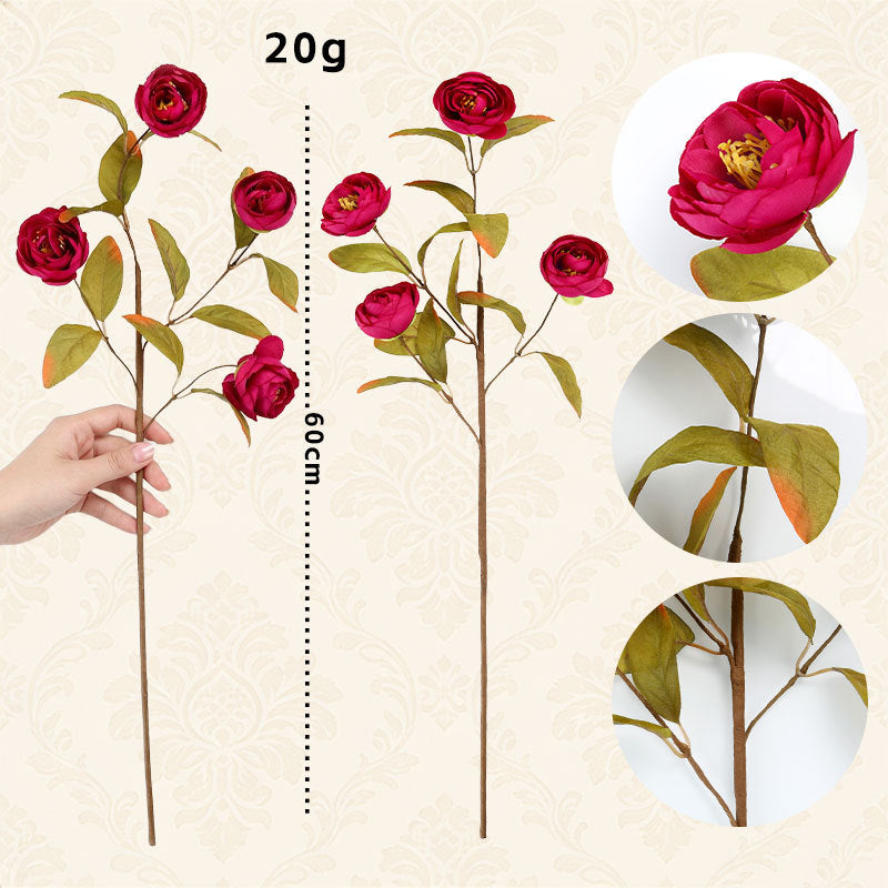 Rose artificielle en soie, 60 cm, décor intérieur, mariage, cadeau, ambiance romantique