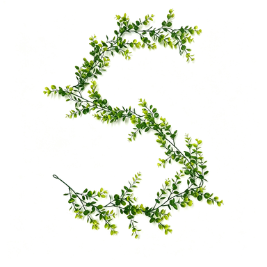 Guirlande décorative en poinsettia artificiel, 180 cm, idéale pour Noël, mariages et décoration intérieure, élégance rétro française