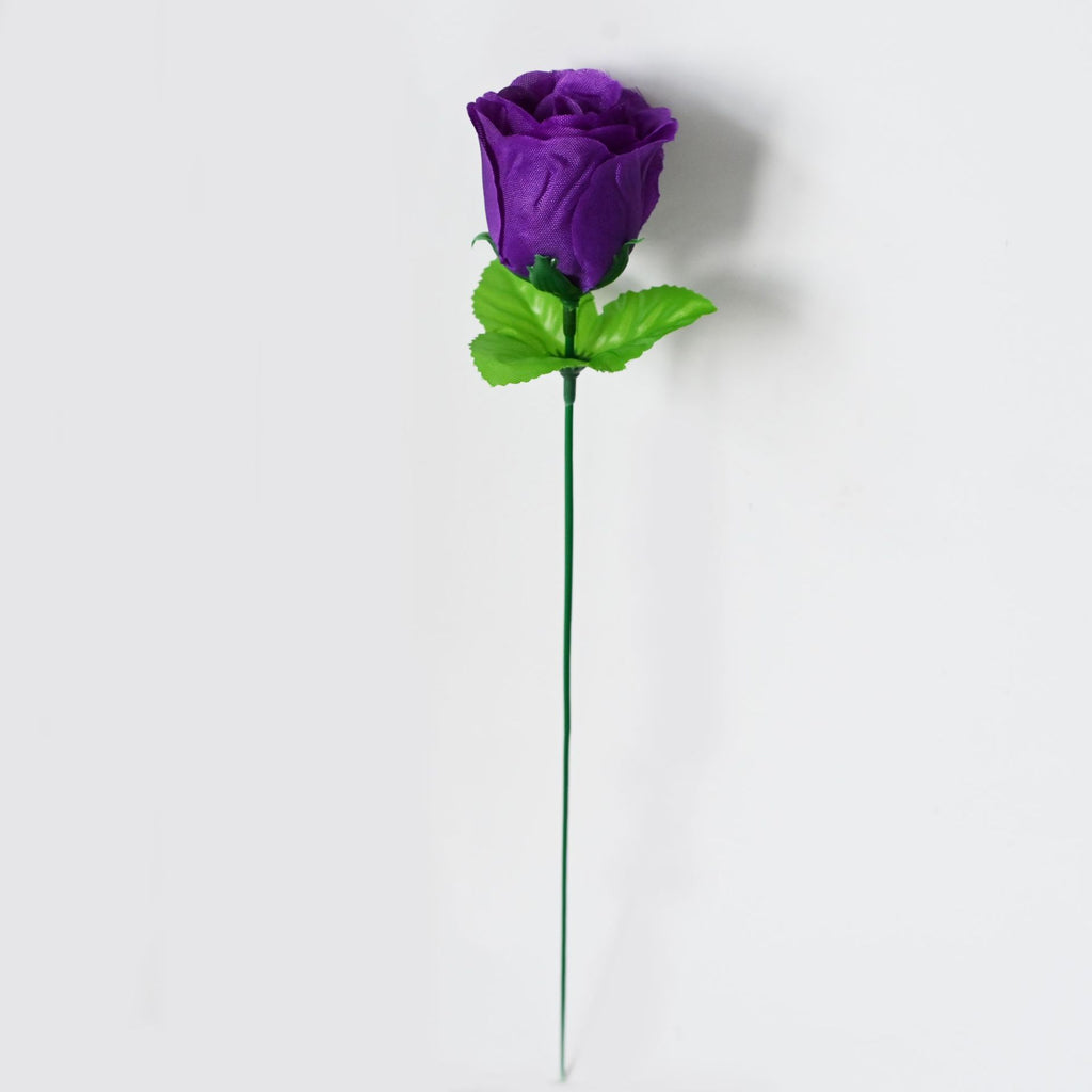 Fleurs artificielles roses paon, tige unique 33 cm, 12 pièces, décoration élégante pour mariage et événements
