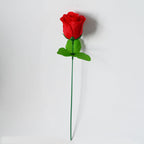 Fleurs artificielles roses paon, tige unique 33 cm, 12 pièces, décoration élégante pour mariage et événements