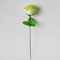 Fleurs artificielles roses paon, tige unique 33 cm, 12 pièces, décoration élégante pour mariage et événements