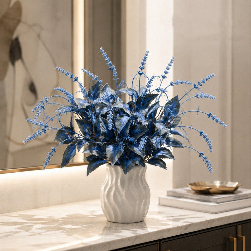 Bouquet artificiel lavande Perovskia 40 cm - Décoration intérieure réaliste sans entretien, mariages, événements, cadeaux