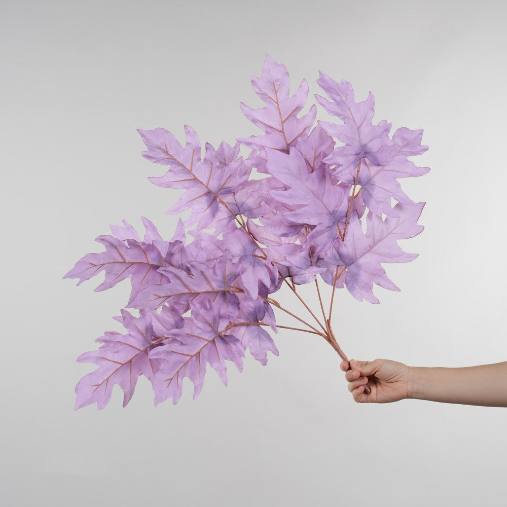Bouquet de feuilles de chêne artificielles, 58 cm, décoration intérieure, mariage, événements, ambiance élégante
