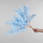 Bouquet de feuilles de chêne artificielles, 58 cm, décoration intérieure, mariage, événements, ambiance élégante