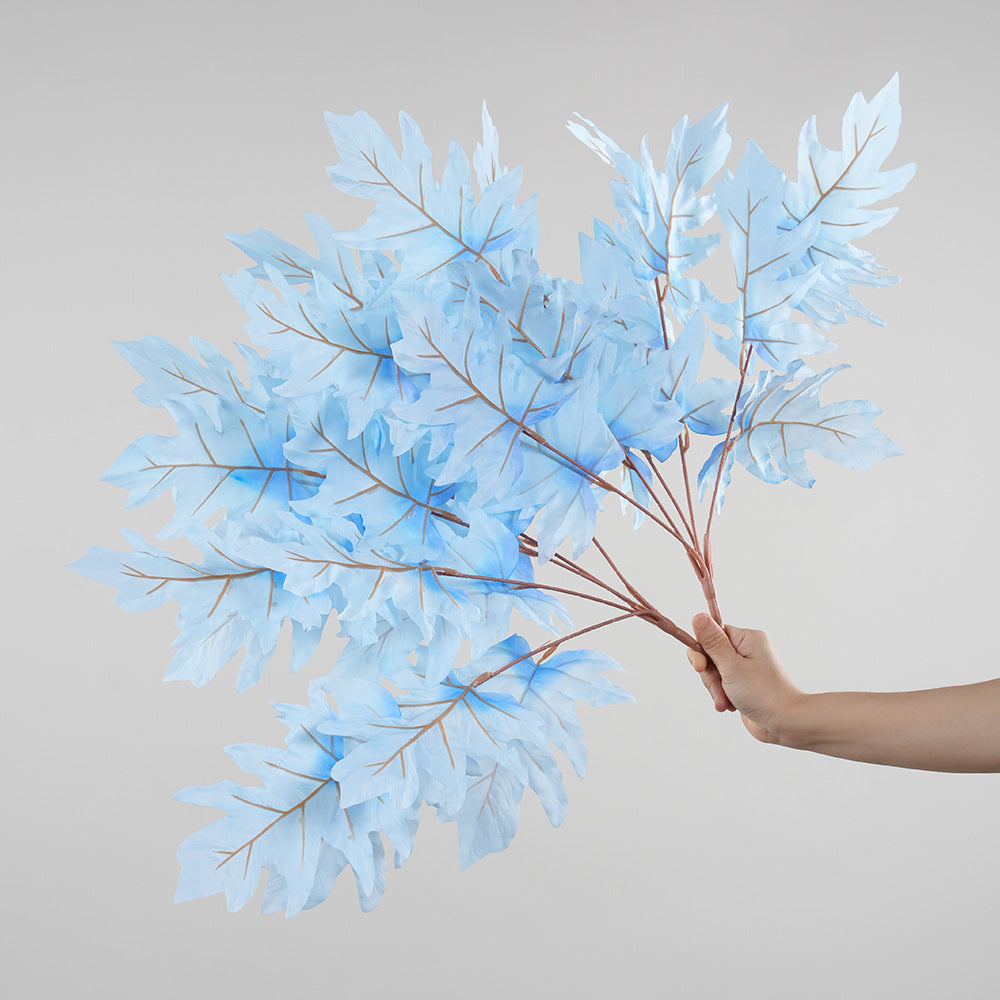 Bouquet de feuilles de chêne artificielles, 58 cm, décoration intérieure, mariage, événements, ambiance élégante