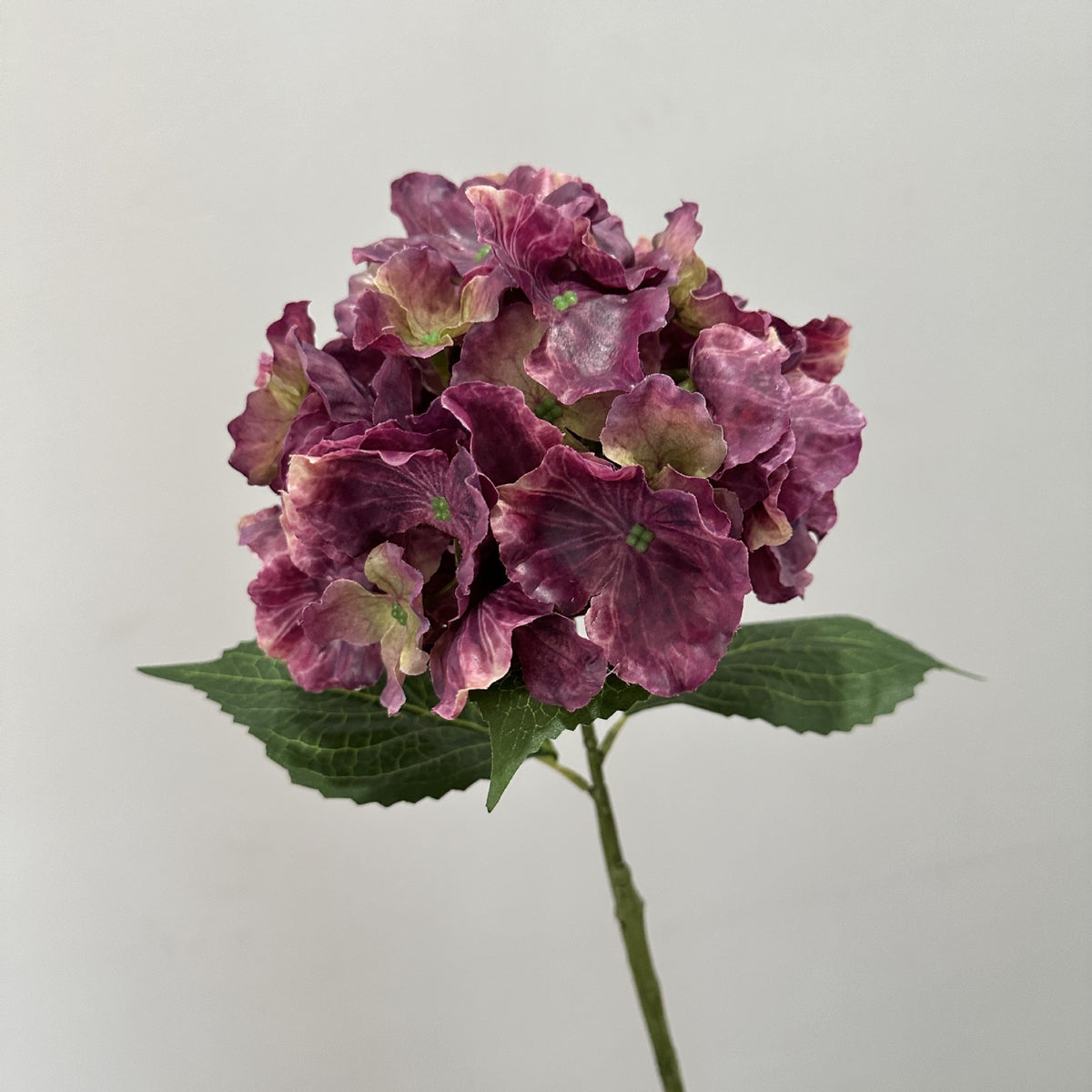 Bouquet artificiel Hydrangea vintage automne 57cm - Décoration murale, mariage, terrasse, café, mémoire