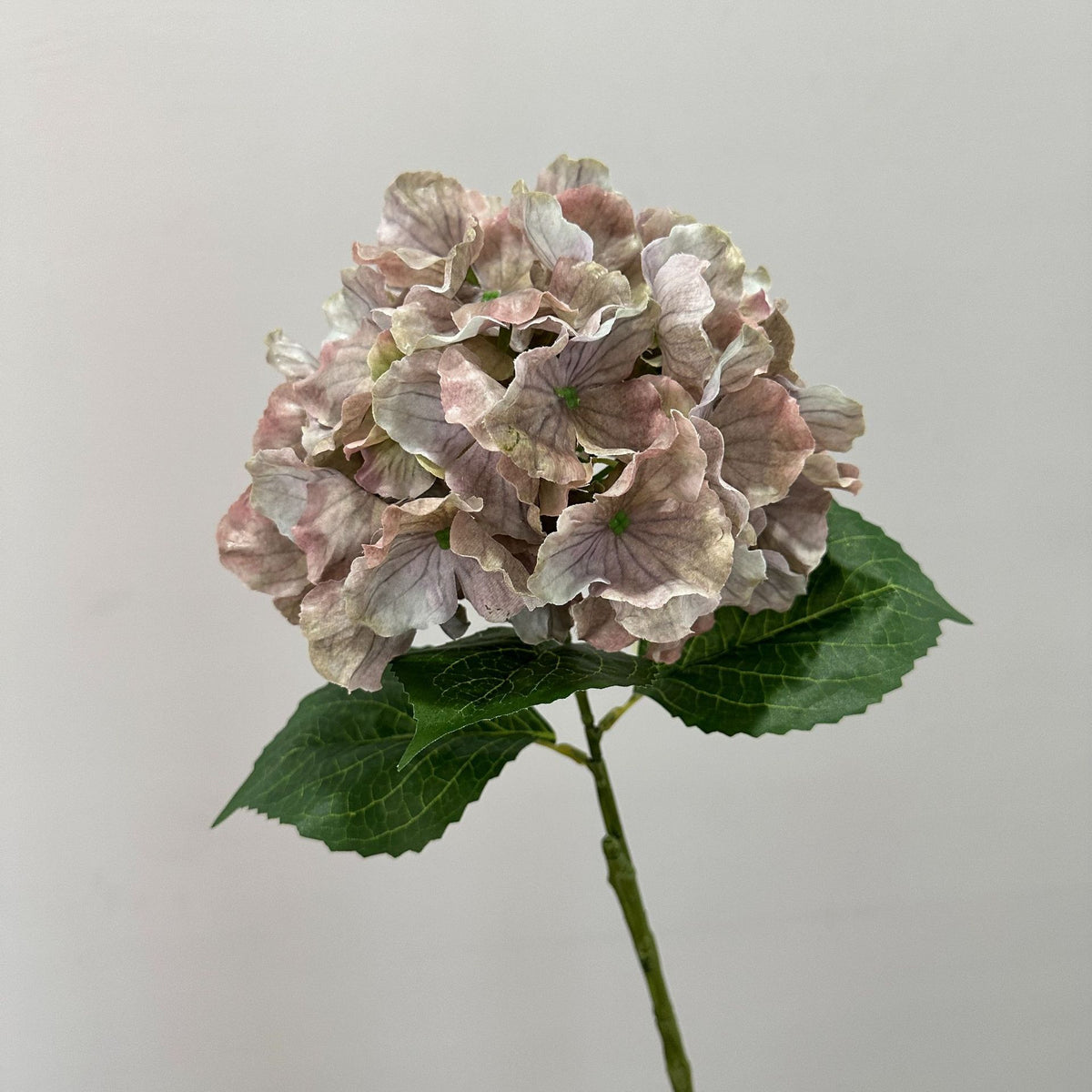 Bouquet artificiel Hydrangea vintage automne 57cm - Décoration murale, mariage, terrasse, café, mémoire