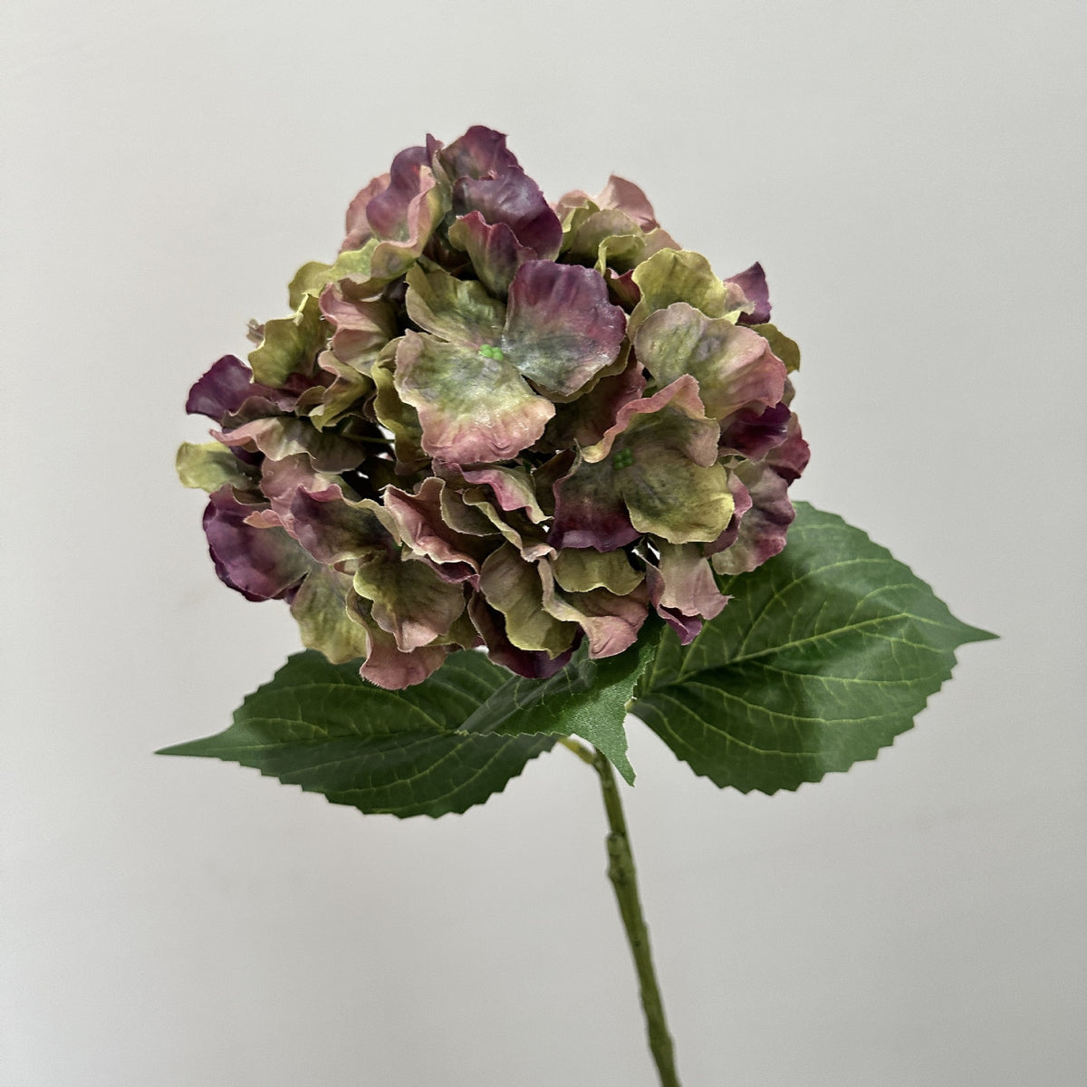 Bouquet artificiel Hydrangea vintage automne 57cm - Décoration murale, mariage, terrasse, café, mémoire