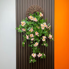 Plante Artificielle Murale, Guirlande de Marguerites Simulées, 80 cm, Décoration Intérieure Élégante, Style Provençal