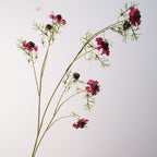 Fleurs artificielles Cosmos, style champêtre, 118 cm, soie, décoration mariage et maison