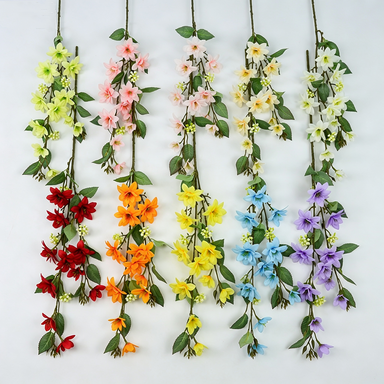 Fleur artificielle Jasmin, 72 cm, ins moderne, décoration pour mariage et intérieur, sans vase