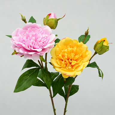 Fleur artificielle pivoine, tige unique, 67 cm, décoration élégante, mariage, maison, cadeau