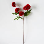 Bouquet de Chrysanthèmes en Soie, 52 cm, Décoration Élégante pour Mariage et Intérieur, Style Rétro Français